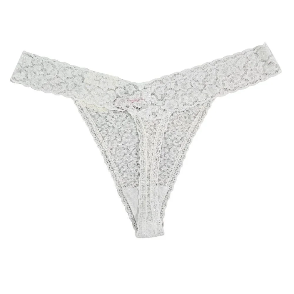 No Boundaries Women’s 3-Pack Multi-Color Seamless Lace Thong Panties – Size XXXL